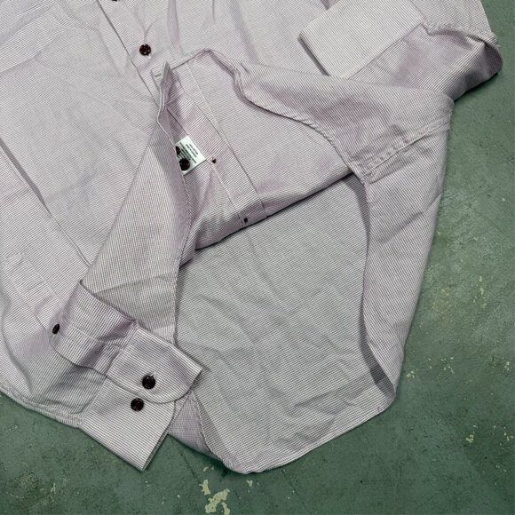 Harry Rosen Signature Dress Shirt Slim Fit Textured Cotton Long Sleeve 15 Small - Picture 7 of 9